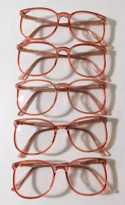 Vintage 5 Pc. Lot ELITE OPTICAL Kingston Pink 52/21 P3 Eyeglass Frame NOS #A5 • $14.99