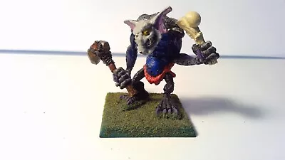 OOP Troll Nicely Painted Warhammer Fantasy Stone Troll BIG METAL SEE VIDEO #3 • $38.73