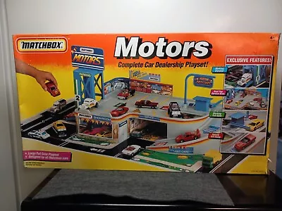 Matchbox MOTORS Complete Car Dealership 1993 Complete W/ Box  • $100