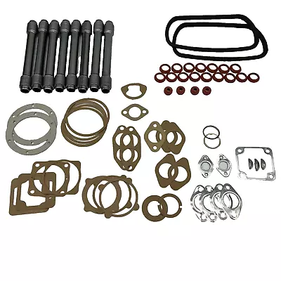 VW Type 1 Engine Gasket Kit With 8 Push Rod Tubes Set Made In Brazil 111198007AF • $28.95