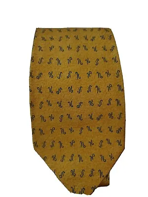 Men's Bvlgari Seven Fold Yellow Novelty Tie - Ties - Neck Ties - Designer Ties. • $59.84