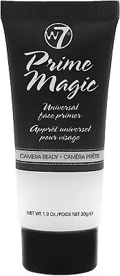 W7 Prime Magic Face Primer - Clear Makeup Base Priming Formula For Flawless Ski • £6.84