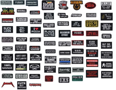 £2.78 • Buy Popular Character Biker Iron On Sew On Patch Badge 