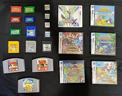 $9.99 • Buy Pokemon Nintendo 3DS/DS/Gameboy Games Pick & Choose *Authentic-Cleaned-Tested*
