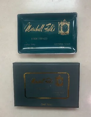 Marshall Field's Credit Card Tray Clock With Box Mint Condition • $38