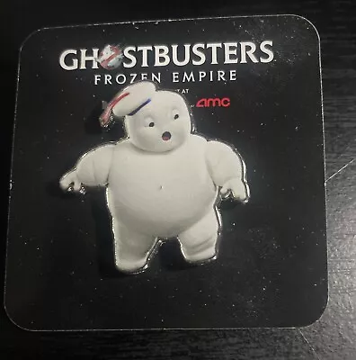 Ghostbusters Frozen Empire Staypuft Pin AMC  Movie Promo New 2024 Dolby  • $6.50