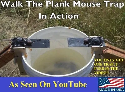 Original Walk The Plank Mouse Trap - Auto Reset - Made In Kentucky USA • $11.99