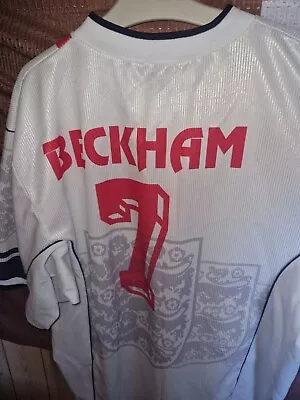 David Beckham England Style Football Shirt  • £14.99