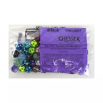 Chessex Mini Dice Mini D20 - Assorted (50) New • $36.95