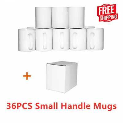 £48.49 • Buy Sublimation Mugs Small Handle 11oz X36 White ORCA Double Coated Heat Press Print