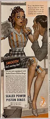 Vintage 1940s Sealed Power Piston Rings Ad • $13