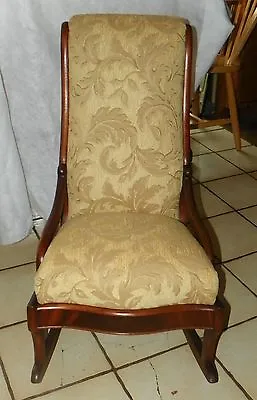 Walnut Empire Granny's Sewing Rocker / Rocking Chair  (R83) • $399