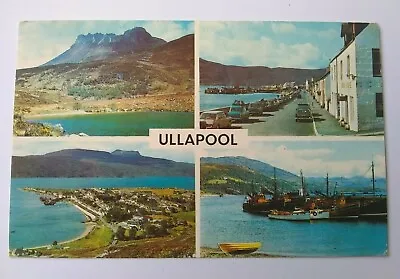 Ullapool Multiview Vintage Scottish Postcard 1960's • £3.99