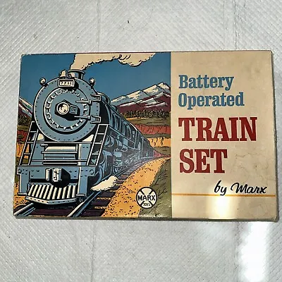 Vintage 1960's Marx No. 2506 Battery Operated  Train Set W/Box Great Condition  • $29.99