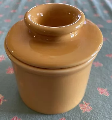 Original BUTTER BELL CROCK L. Tremain Gold Butter Keeper Dining Kitchen • $14.99