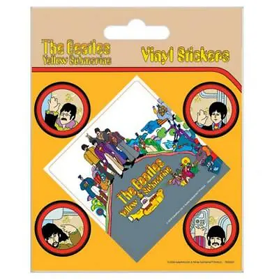 The Beatles Stickers Yellow Submarine Vinyl Stickers Official Merchandise NEW UK • £2.69