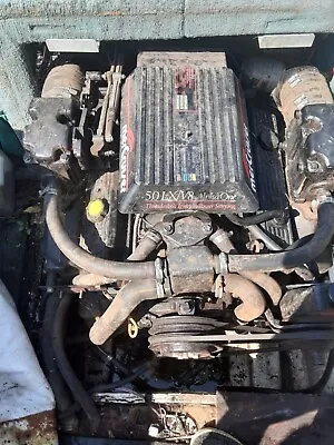 Mercruiser  5.0 V8 Chevy  Engine Motor With 4 Barrel Complete Drop-In FRESHWATER • $2200