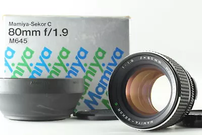 NEAR MINT+3 IN BOX Mamiya Sekor C 80mm F1.9 For 645 1000S Super Pro TL JAPAN • $649.99