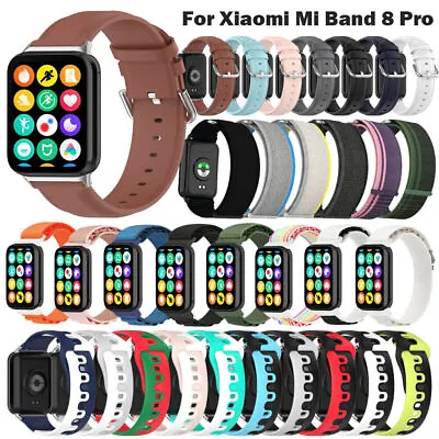For Xiaomi Mi Band 8 Pro Smart Watch Nylon/Leather/Silicone Strap Band Bracelet • £6.55