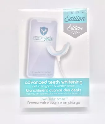 Mobile White VIP Edition Advanced Teeth Whitening Kit LED Lite 3 Syringes SEALED • $26.99