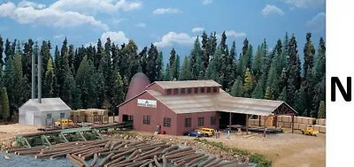 N Scale - Mountain Lumber Co. Sawmill Building KIT  Walthers - 933-3236 • $68.39
