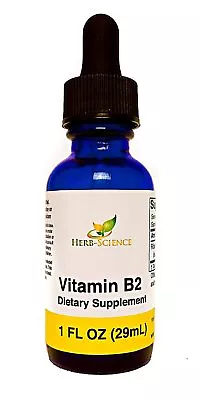 Herb-Science Liquid Vitamin B2 (Riboflavin) Alcohol-Free Migraine Relief • $21.95