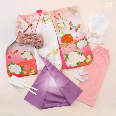 Volks Dollfie Dream DD Super Dollfie SD Furisode Set Peony Kimono Costume Only • $369