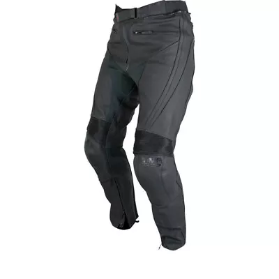 ARMR Katana Leather Sports Motorcycle Jeans - Black • £49.99