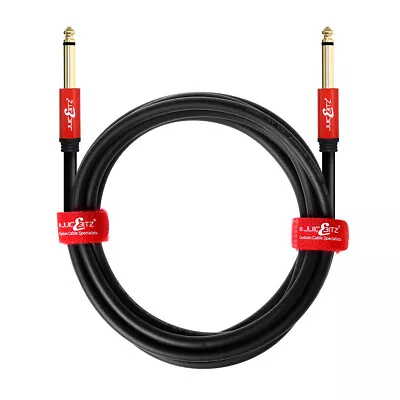 £23.99 • Buy Guitar Cable 6.35mm Jack Electric/Bass/Acoustic To Amp 20AWG OFC Pro-Audio Lead