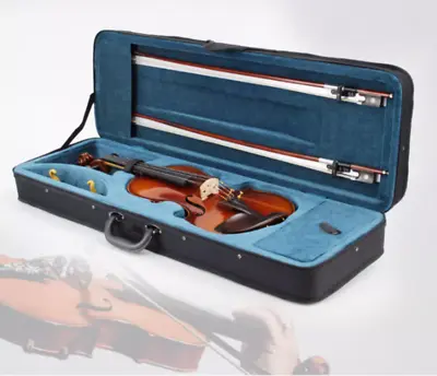 Square Violin Case With Thickened Black Oxford Cloth Wear And Dirt Resistant NEW • $68.88