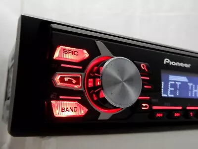 Pioneer MVH-X370BT 🔲 Car Radio With Bluetooth USB AUX Microphone  (No:2324517) • £49