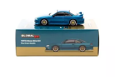 Tarmac Works 1:64 VERTEX Silvia S14 Blue Green Metallic Nismo Festival Exclusive • $138