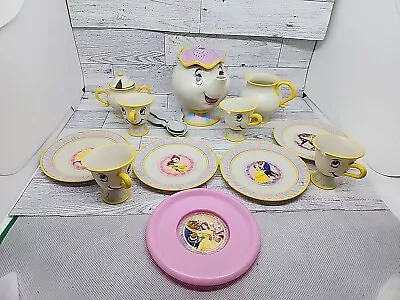 Disney Beauty And The Beast Mrs. Potts And Chip Tea Set-Vintage • $35.99