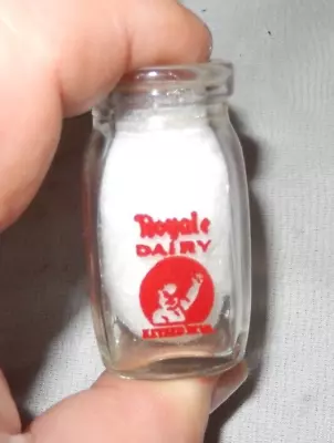 Vintage Royale Dairy Keyser West Virginia Wv Mini Creamer Milk Bottle • $25