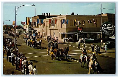 C1960's Rodeo Parade Labor Day Weekend Ellensburg Washington WA Postcard • $29.95