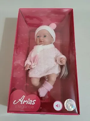 Arias Elegance New Baby Born Doll 26 Cm  Made In Spain • £29.99