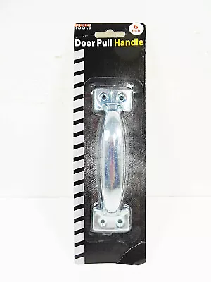 Door Pull Handle Silver 6 Inch Shed Barn Gate Door Knob Handles Large Cabinet • $7.49