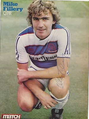 £8.50 • Buy MIKE FILLERY (QPR, Chelsea Portsmouth FC) Hand SIGNED A4 Poster
