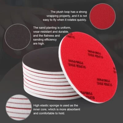 $17.85 • Buy 9X Bowling Ball Resurfacing Polishing Sanding Pad & Towel Set 500 1000 2000 Grit