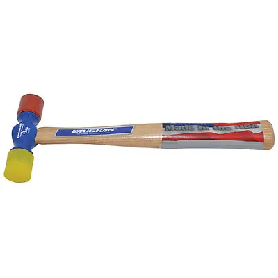 Vaughan Sf6 6 Oz. Soft Face Hammer 10 1/2 In L Wood Handle • $18.39