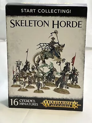 Games Workshop Warhammer Age Of Sigmar Start Collecting Skeleton Hordes NIB • $169.97