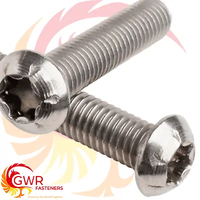 M3 M4 M5 A2 Stainless Steel Torx Button Screws Dome Head Bolt Hexobular Six Lobe • £3.32