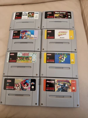 £115 • Buy Snes Game Bundle Joblot Super Nintendo Sunset Riders Mario World
