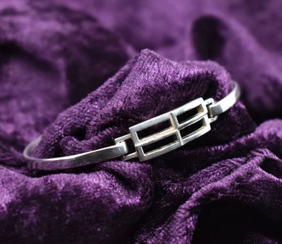 Vintage Sterling Silver Bangle Kit Heath Rennie Mackintosh Hallmarked 10.10g • £24.99