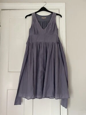£8 • Buy KEW (Jigsaw Brand) Lightweight Size S (UK 10) Mauve Dress, Cotton/Silk Blend