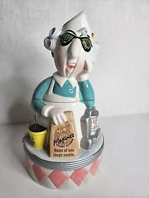 Hallmark ~ MAXINE Cookie Jar Vintage Crabby Kitchen - Home Of One Tough Cookie • $37