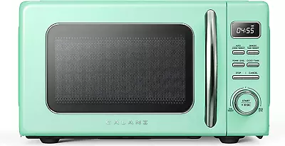 GLCMKZ07GNR07 Retro Countertop Microwave Oven With Auto Cook & Reheat Defrost  • $137.99