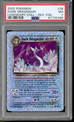 Pokemon Legendary Collection Reverse Holo Foil Dark Dragonair 38/110 PSA 7 • $202.95