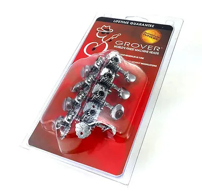 Grover Sta-Tite™ Chrome  A  Style Mandolin Tuners/Machines/Tuning Pegs 304C • $32