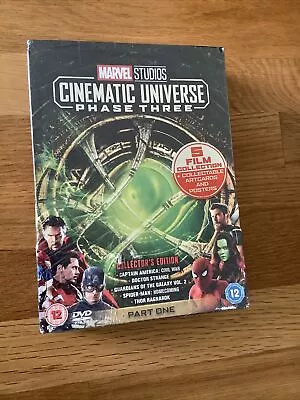 Marvel Studios Cinematic Universe Part One (Five DVD Set - New And Sealed) • £20